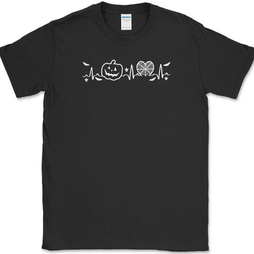 Shirt halloween battito - t-shirt, di