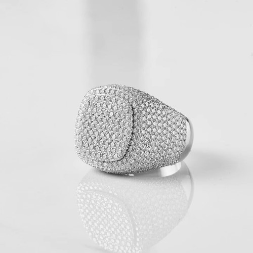 Anello uomo moissanite - anello,