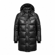 Cappotto lungo puffer uomo