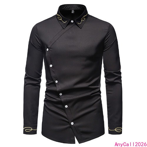 Camicie uomo ricamate