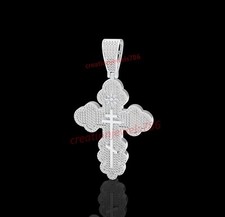 Ciondolo uomo croce doppio