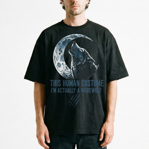 Shirt lupo mannaro - t-shirt,